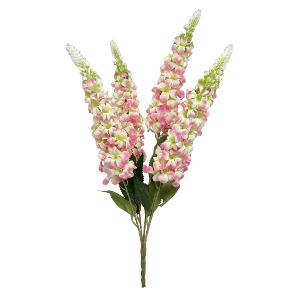 Buchet Artificial 5 Fire Mixandra 60cm ROZ INTENS CREM